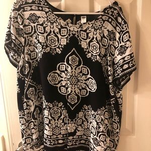Black, old navy blouse